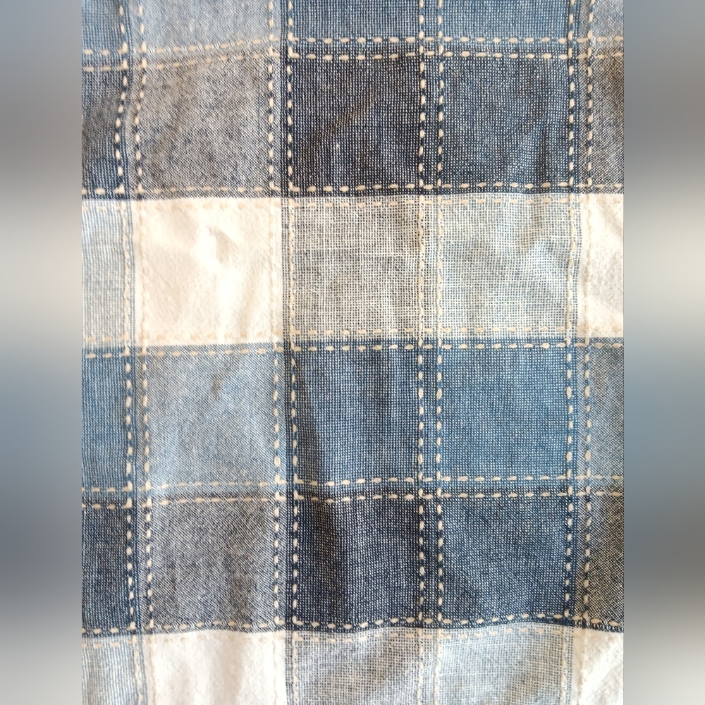 Dressbarn - Embroidered Patchwork Short-Sleeve Bu… - image 7